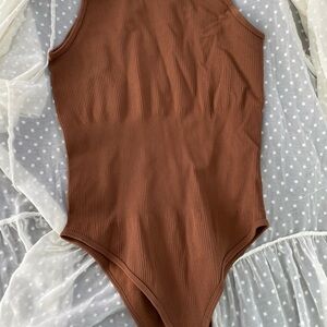 One-Piece Swimsuit - Brown
